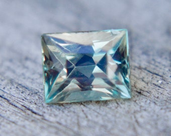 Natural Green Sapphire | Baguette Cut | 4.95 mm | 0.55 Carat | Sapphire | Loose Sapphire | Engagement