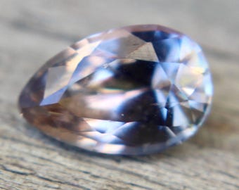 Natural Blue Pink Sapphire | Bi Coloured Sapphire | Pear Cut | 8.40x5.59 mm | Engagement Rings | Sapphire Jewellery | Coloured Sapphires