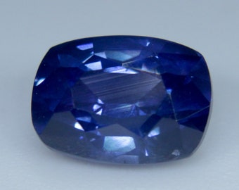Natural Blue Sapphire | Cushion Cut | 1.49 Carat | 7.00x5.14 mm | Engagement Ring | Sapphire Ring | Bi Colour Sapphire Ring | Stones