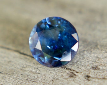 Natural Blue Green Sapphire | 0.93 Carat | Cushion Cut | 5.91 mm | Loose Gemstones | Unset Sapphire | Loose Corundum | Peacock Sapphires