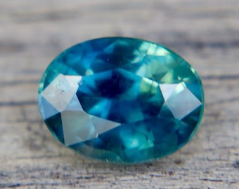 Natural Blue Green Sapphire 0.85ct Oval Cut | Untreated Unheated Loose Gemstone | Certified Engagement Ring Stone