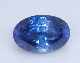 Natural Blue Sapphire 1.04 ct | Oval Cut Ceylon Sapphire | VS Heated Loose Sapphire Gemstone