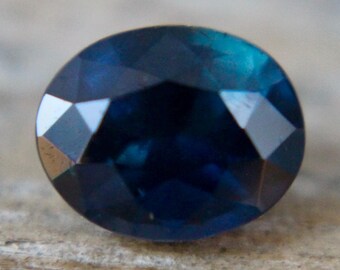 Natural Greenish Blue Sapphire | Oval Cut | 7.22x5.80 mm | 1.70 Carat | Unheated Untreated | Natural Blue Sapphire Ring | Natural Sapphire