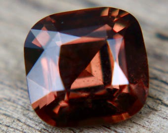 Natural Brown Madagascar Sapphire 2.68 ct Cushion Cut, Unheated Loose Sapphire for Ring Pendant or Fine Jewelry