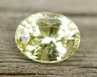 Natural Yellow Sapphire | Oval Cut | 0.94 Carat | 6.70x5.20 mm | Sapphire Ring | Jewellery Making | Gemstones | Loose Gemstones | Sapphire