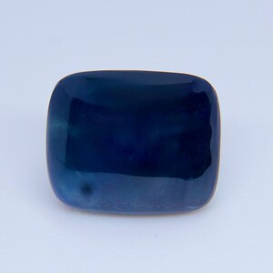 5.64ct Unheated Natural Blue Sapphire Sugarloaf Cut | Rectangular Cushion | Ceylon Sapphire | Earth Sourced Gem | Fine Jewelry Stone image 5