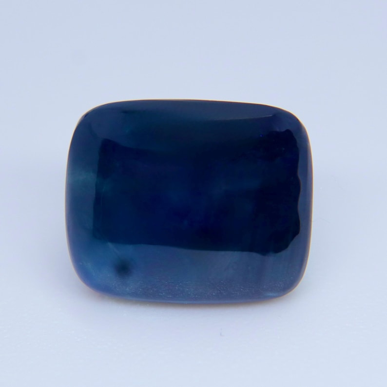 5.64ct Unheated Natural Blue Sapphire Sugarloaf Cut | Rectangular Cushion | Ceylon Sapphire | Earth Sourced Gem | Fine Jewelry Stone image 5