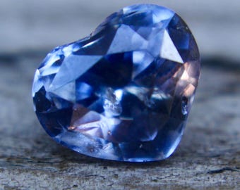 Natural Blue Sapphire | Heart Cut | 2.38 Carat | 8.29x7.00 mm | Engagement Rings | Wedding Bands | Loose Sapphire | Gemstones
