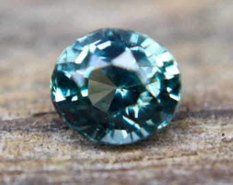 Natural Green Sapphire | Oval Cut | 1.07 Carat | 5.80x4.97 mm | Genuine earth mined natural gemstones