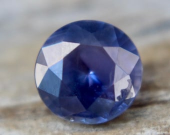 Natural Purple Sapphire | Round Cut | 1.08 Carat | 6mm | Loose Corundum | Unset Sapphire | Blue Sapphire Ring | Engagement Ring | Sapphire