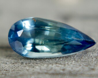 Natural Teal Sapphire | Pear Cut | 9.58x4.40 mm | 1.12 Carat | Loose Corundum | Unset Sapphire | Engagement Rings | Sapphire Ring
