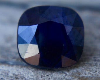 Natural Blue Sapphire |  6.38x5.47 mm | 1.07 Carat | Loose Gemstone | Unset Sapphire | Engagement Rings | Unheated Sapphire Rings