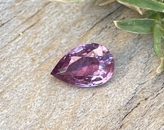 Natural Pink Sapphire | Pear Cut | 0.71 Carat | 7.08x4.76 mm | Loose Sapphire | Engagement Rings | Jewellery | Pendants | Stones