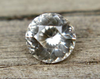 Natural Yellow Champagne Sapphire | Round Cut | 6 mm | Loose Sapphire | Unheated Sapphire Gemstone | Engagement Rings