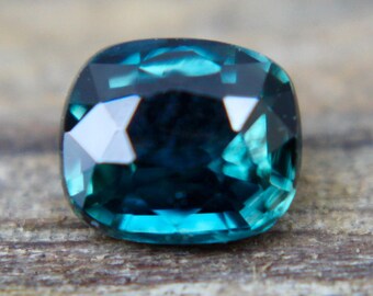 Natural Green Sapphire | Cushion Cut | 1.10 Carat | 5.93x5.10 mm | Loose Sapphire | Green Sapphire Rings | Jewellery | Gemstones