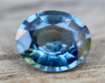 Natural Blue Sapphire | Oval Cut | 1.65 Carat | 8.10x6.80 mm | Teal Sapphire | Loose Sapphire | Sapphire Ring | Engagement Ring