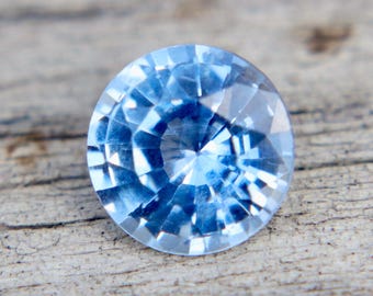 Ceylon Blue Sapphire: 1.13 Carat Oval Cut, Eye Clean, Heated