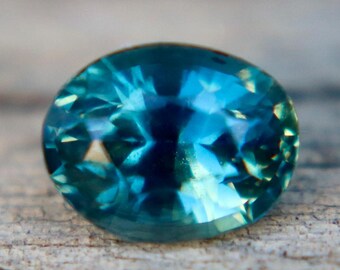 Natural Teal Sapphire 1.00ct Oval Cut Untreated Madagascar Loose Gemstone for Custom Jewelry