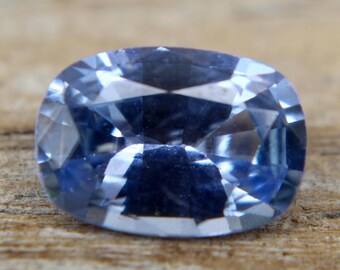 Natural Blue Sapphire | Cushion Cut | 7.23x5.23 mm | 1.05 Carat | Loose Sapphire Gemstone | Engagement Rings