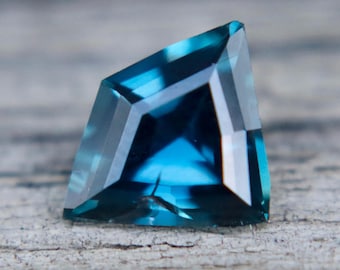 Natural Teal Spinel 1.78ct Freeform Cut Untreated Ceylon Loose Gemstone for Custom Jewelry Design