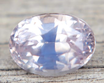Natural Pale Pink Sapphire 1.20ct | Oval Cut | Unheated Ceylon Sapphire | Eye Clean Loose Gemstone | Earth Sourced Gem for Jewelry Making