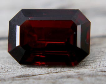 NATURAL RED SPINEL  | Emerald Cut | 3.93 Carat | 11.20X7.80 Mm | Spinel Gemstones | Natural Earth Mined Red Gemstones | Loose Gemstones