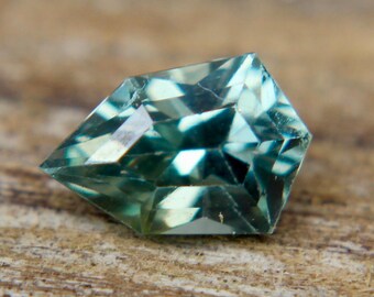 Natural Green Sapphire | Modified Trillion Cut | 1.10 Carat | 7.63x4.68 mm | Unheated | Untreated | Green Sapphire | Natural Sapphire |
