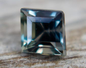 Beautiful Natural Multi Coloured Sapphire | Kite Shaped | 7.04x6.66 mm | 1.18 Carat | Green Yellow Sapphire | Engagement Ring | Jewelries |