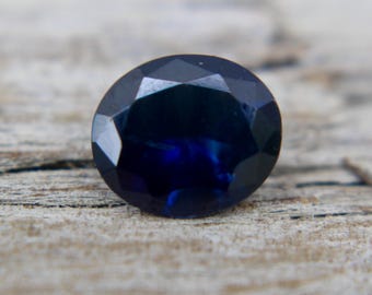 Natural Blue Sapphire | Oval Cut | 1.18 Carat | 7.51x6.41 mm | Engagement Rings | Loose Gemstones | Wedding Jewellery | Gemstones Jewels