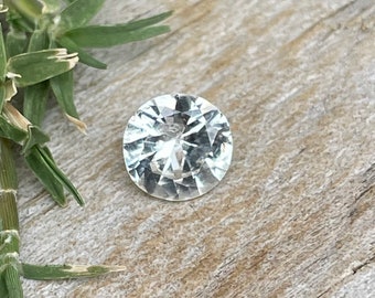 Natural White Sapphire | Round Cut | 0.70 Carat | 5.86 mm | Engagement Rings | Sapphire Ring | Engagement Rings | Colourless Sapphire