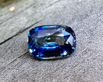Natural Blue Yellow Sapphire | Cushion Cut | 1.48 Carat | 7.67x5.33 mm | Engagement Ring | Jewellery Design | Settings | Gemstones