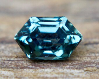 Natural Teal Sapphire | Freeform Cut | 1.07 Carat | 6.95x4.48 mm | Genuine Sapphire | Certified Sapphire | Earth Mined Sapphire