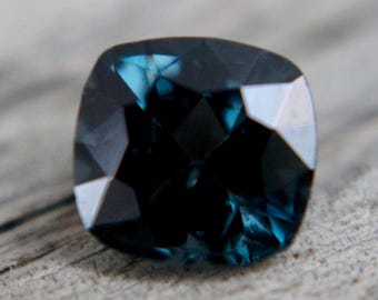 Natural Teal Spinel | Cushion Cut | 1.91 Carat | 7.40X7.00 Mm | Spinel | Ceylon Spinel Gemstones | Natural Gemstones