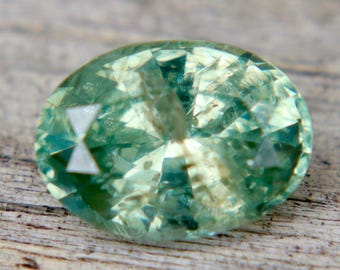Natural Green Sapphire 1.25ct Oval Cut | Unheated Untreated Ceylon Gem | Earth Sourced Loose Sapphire | Sapphire Pal Australia