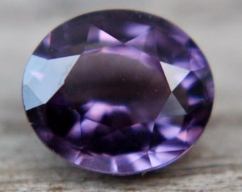 Natural Purple Spinel | Oval Cut | 8.34x7.31 mm | 2.28 Carat | Unheated Untreated Gemstones | Engagement Ring | Spinel Ring | Spinel Jewels