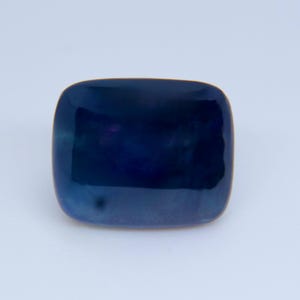 5.64ct Unheated Natural Blue Sapphire Sugarloaf Cut | Rectangular Cushion | Ceylon Sapphire | Earth Sourced Gem | Fine Jewelry Stone image 4