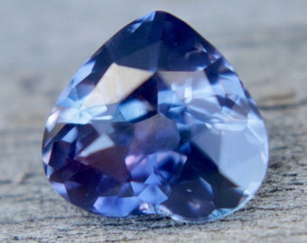 Natural Colour Change Sapphire | Blue to Violet Heart Cut | 7.50x7.00 mm | 1.55 Carat |  Engagement Rings | Jewellery Making