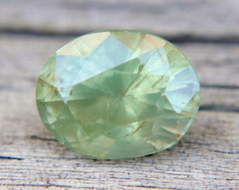 Natural Green Sapphire (Loose) — Ceylon Origin • Unheated • Eye Clean