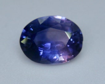 Natural Purple Blue Sapphire | Oval Cut | 1.26 Carat | 8x6 mm | Natural Gemstone | Ceylon Bi Coloured Sapphire | Engagement Rings