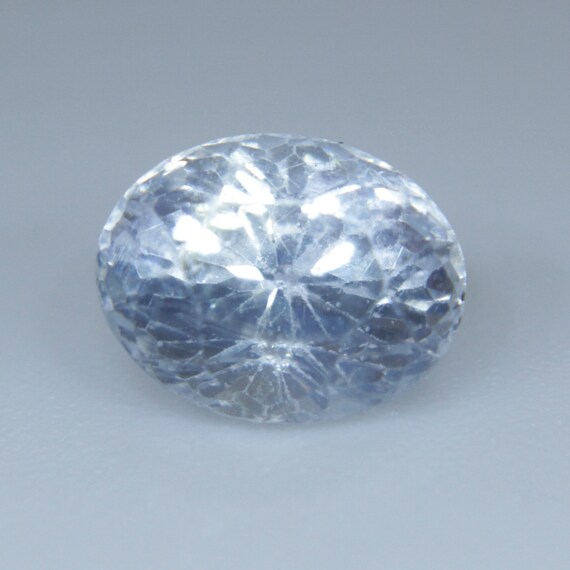 Natural White Sapphire With Slight Blue Tint 1.50 Carat Oval Cut