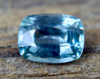 Natural Green Sapphire | Cushion Cut | 0.87 Carat | 6.32x4.80 mm | Loose Sapphire | Green Sapphire Rings | Jewellery | Gemstones