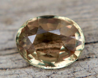 Natural Orange Brown Sapphire 0.95ct | Asscher Cut | Unheated Madagascar Sapphire | Eye Clean Loose Gemstone | Earth Sourced Gem