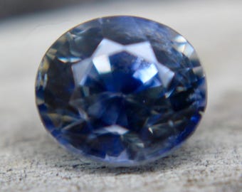 Natural Blue Yellow Sapphire | Oval Cut | 1.80 Carat | 6.75x5.90 mm | Sapphire Ring | Gemstones jewellery | Engagement Rings