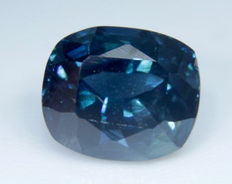 Natural Greenish Blue Sapphire | Cushion Cut | 7.12x6.17 mm | 1.72 Carat | Unheated Gemstone | Unheated Sapphire | Sapphire Rings | Gemstone