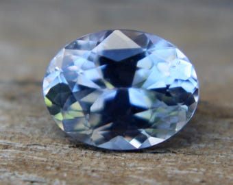 Natural Pale Blue Sapphire |  Oval Cut |  6.50x5.00 mm | Blue Sapphire Rings | Gemstones Jewellery | Unmounted Gemstones | Loose Sapphire