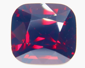 Natural Rhodolite Garnet 19.61Ct Cushion Cut | Large Red Loose Gemstone | Collector Garnet | Fine Jewelry Stone
