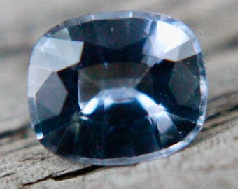 Natural Blue Spinel | Cushion Cut | 7.31x6.22 mm | 1.23 Carat | Natural Grey Spinel Rings | Engagement Rings | Loose Spinel | Loose Gemstone