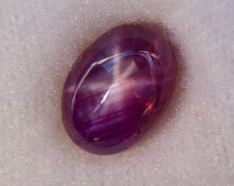 Natural Star Pink Sapphire | Cabochone Oval Cut | 3.60 Carat | 9.15mm | Unheated | Untreated