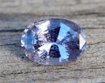 Purple Sapphire Gemstone: 1.05ct Oval Ceylon Unheated Loose Stone