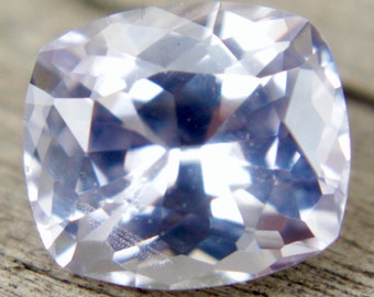 Natural Pale Purple  Sapphire | Cushion Cut | 1.10 Carat | 6.27x5.48 mm | Genuine Gemstones | Jewellery GEMSTONES